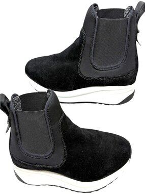 Aquatalia‎ Becky Suede Chelsea Style Platform Sneakers